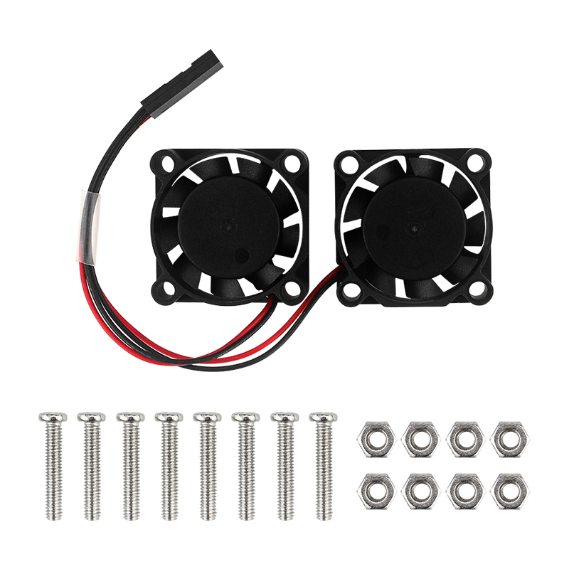 Pi Cooler - พัดลมหม้อน้ําคู่สําหรับ Raspberry Pi 4B 3B 3B