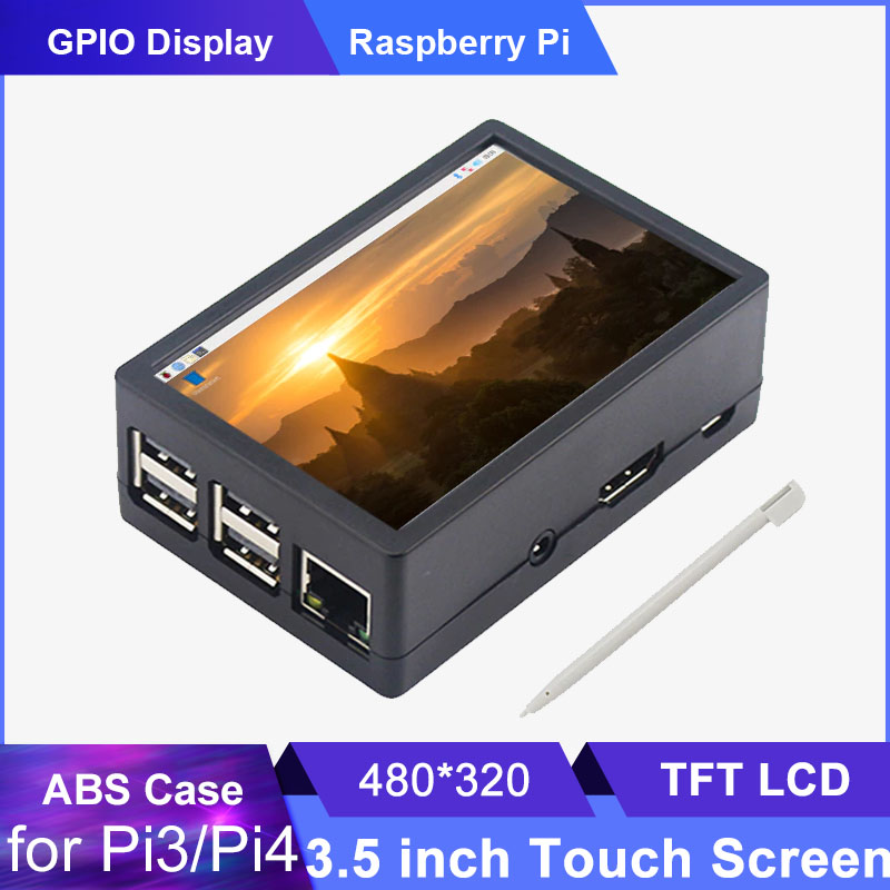 หน้าจอสัมผัส TFT LCD ขนาด 3.5  - Pi 4 Case บทวิจารณ์และราคา