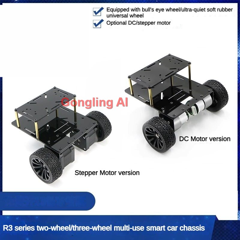 ชุดโครงรถหุ่นยนต์ 3WD พร้อมมอเ - Raspberry Pi Kit บทวิจารณ์และราคา