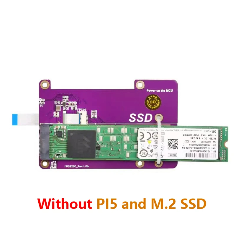 Raspberry Pi 5 PCIe TO M.2 Nvm - Pi 5 Case บทวิจารณ์และราคา