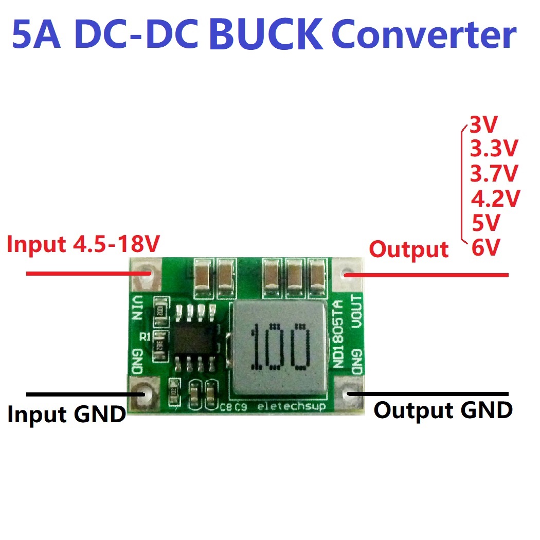 โมดูลแปลงแรงดันไฟฟ้า DC-DC แบบ - Raspberry Pi 4 บทวิจารณ์และราคา